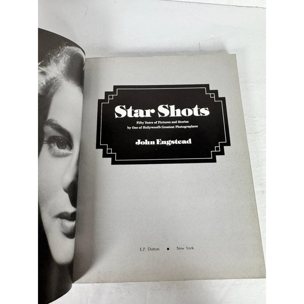 Star Shots John Engstead 1978 1st Ed Signed Engstead Richardson Hollywood